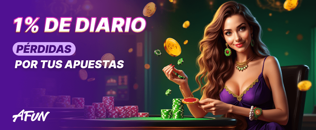 ¡Recupera el 1% de tus Pérdidas Diarias! El Bono Afun Casino que Transforma tu Juego