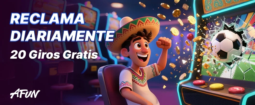 Reclama Diariamente 20 Giros Gratis