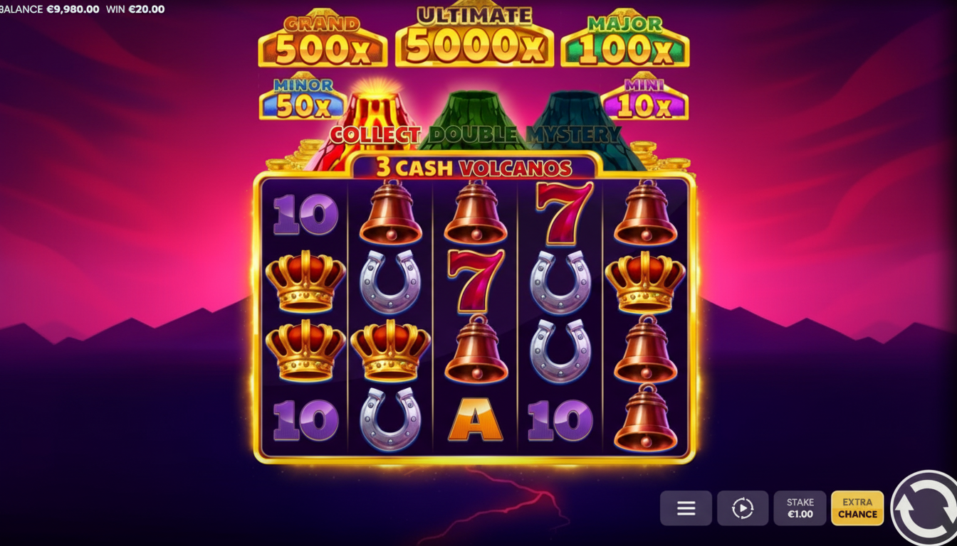 ¡Descubre la Fiebre Volcánica en Sol y Sombra Casino! 3 Cash Volcanos