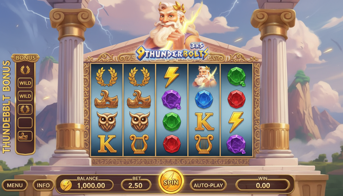 ¡Desata la Furia de Zeus con 9 Thunderbolts!