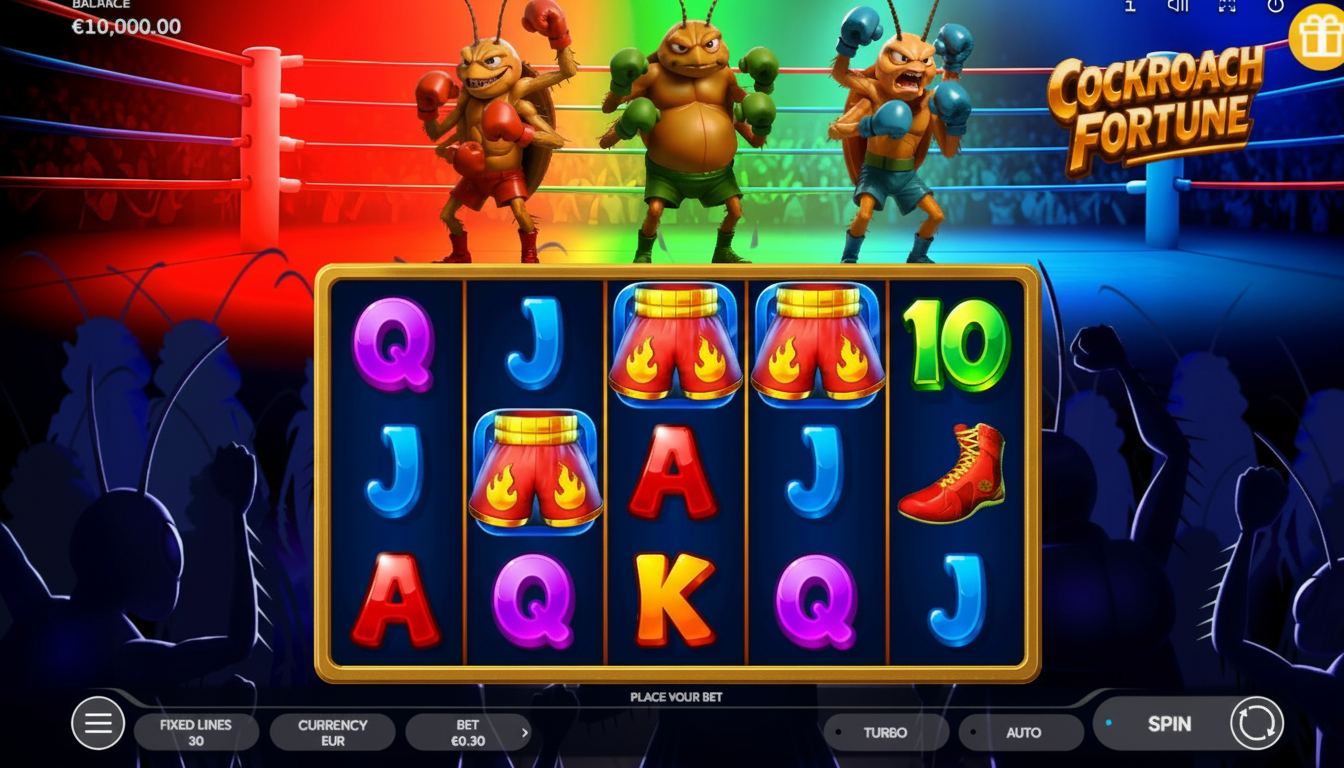 Cockroach Fortune: ¡La Nueva Tragaperras de Boxeo de Insectos de Endorphina!