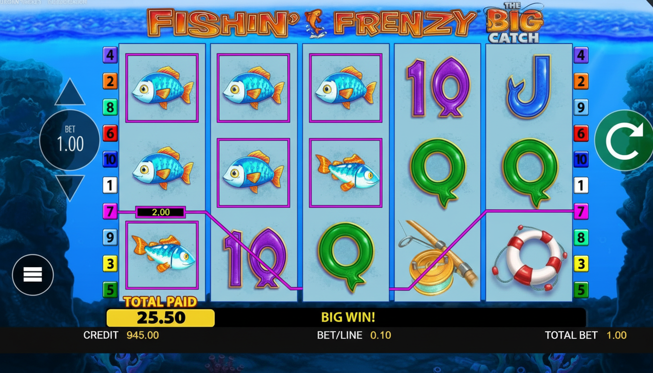 ¡Descubre Fishin’ Frenzy: The Big Match – El Slot que Conquista tus Apostas!