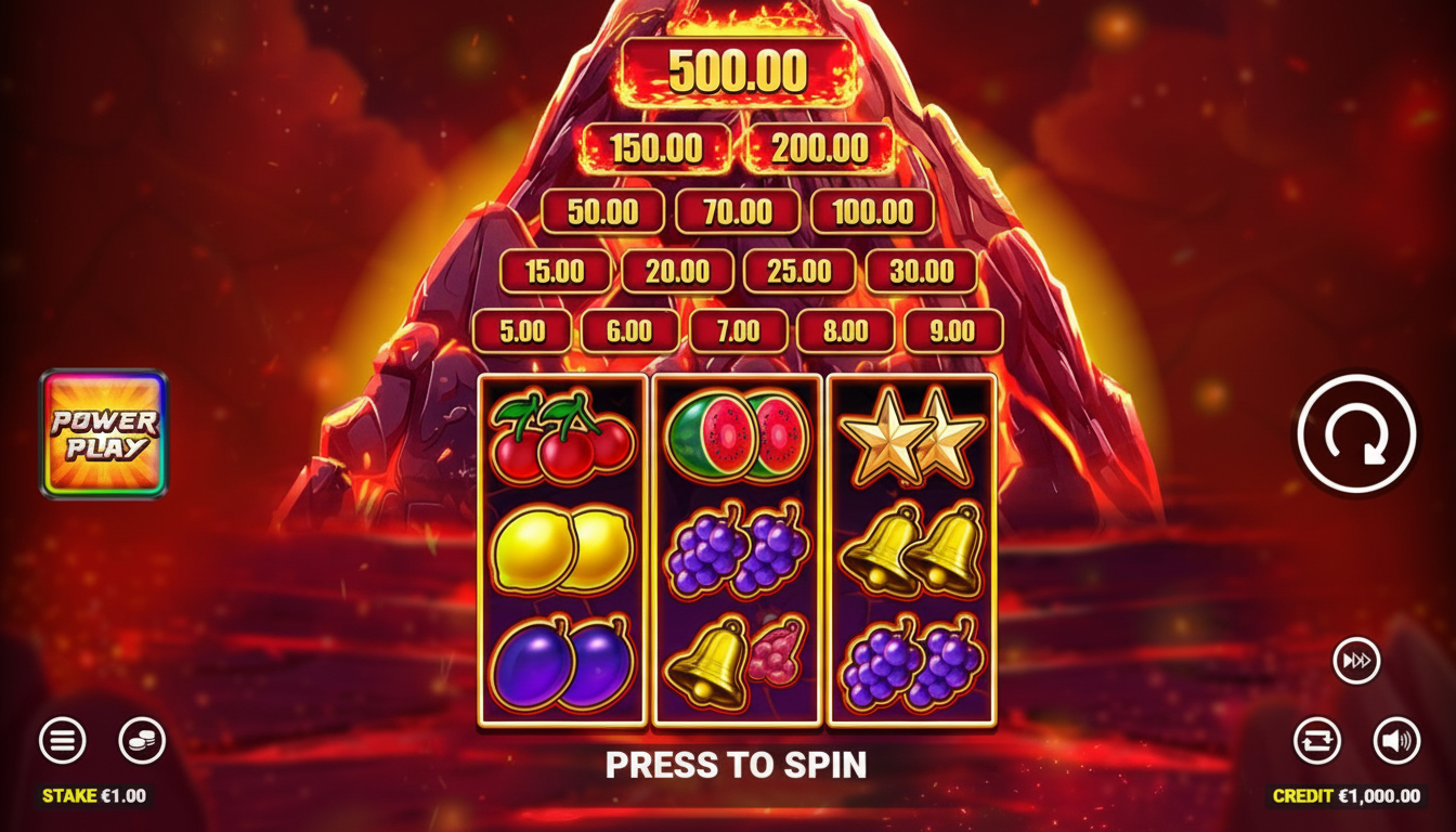 ¡Enciende la Diversión con Red Hot Eruption en Casino Épico México! Gana hasta 8,000x tu Apuesta.