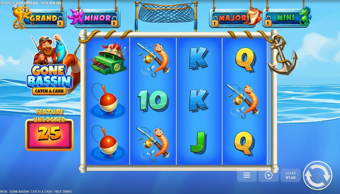 Gone Bassin’: Catch & Cash – Reseña y Juega con Dinero Real