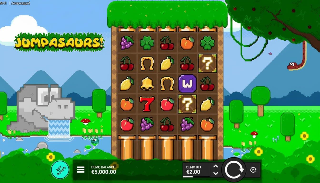 Jumpasaurs Slot: Dinosaurios y hasta 10.000x en premios
