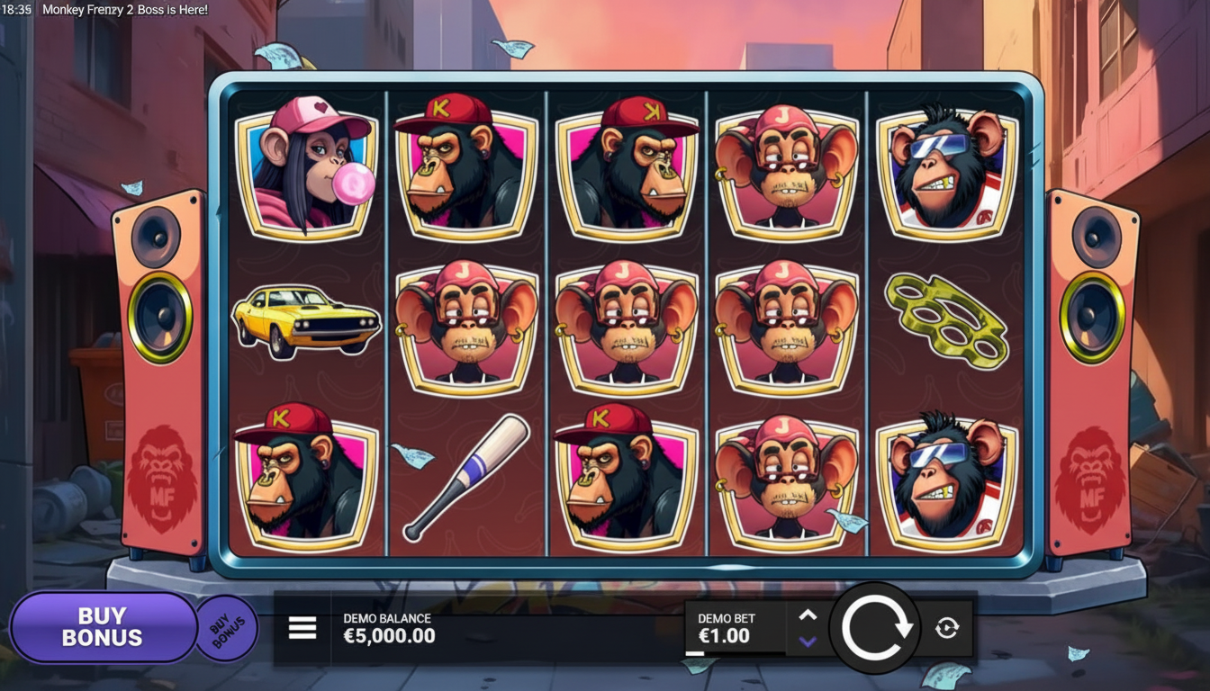 Monkey Frenzy 2: ¡Roba el botín y gana 10,000x!