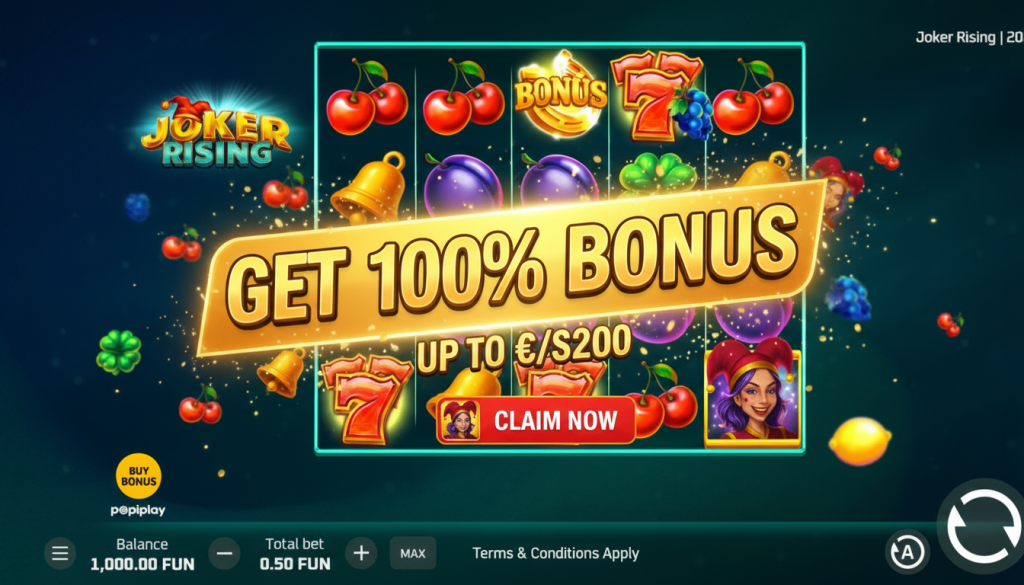 Joker Rising-bonus