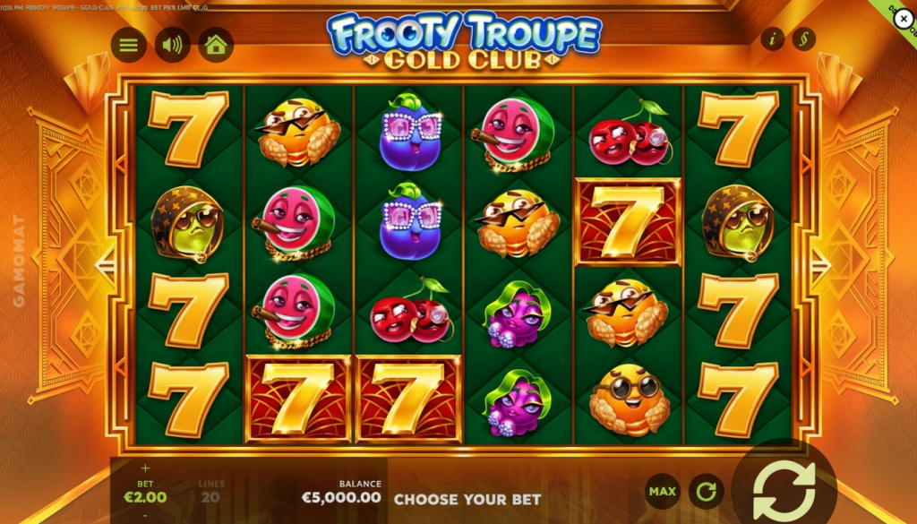 Frooty Troupe – Gold Club