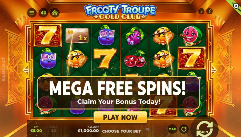 Frooty Troupe – Gold Club-bonus