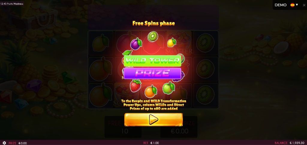 Fruits Madness-bonus