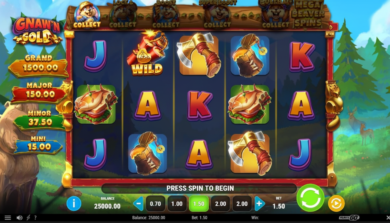 Gnaw’n Gold México: Aventura de Castores y Premios 💰