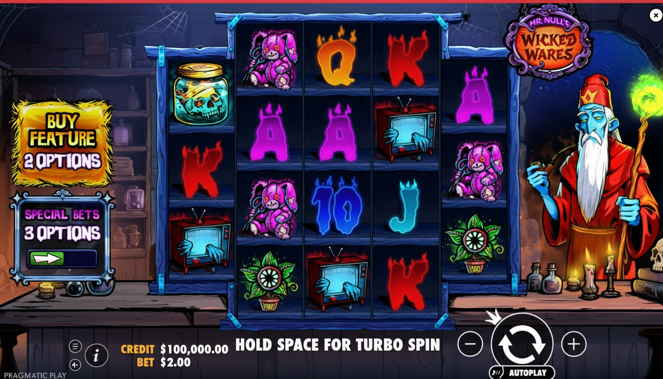Mr Null’s Wicked Wares – Tragamonedas (MXN)