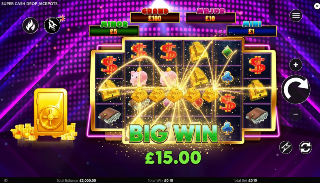 Super Cash Drop Jackpots-bonus
