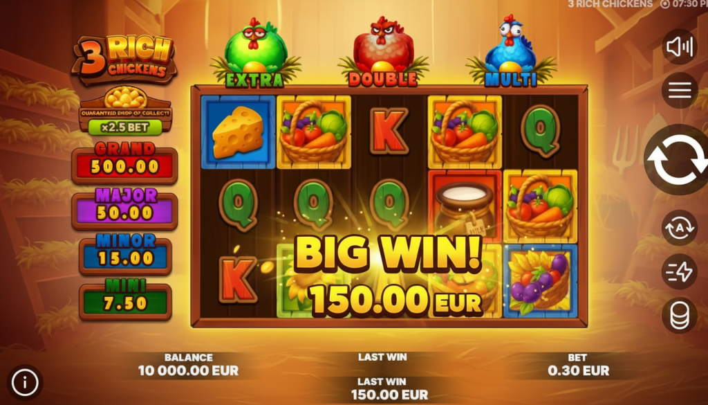 3 Rich Chickens-bonus