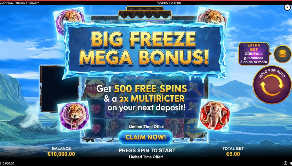 Coinfall The Big Freeze- bonus