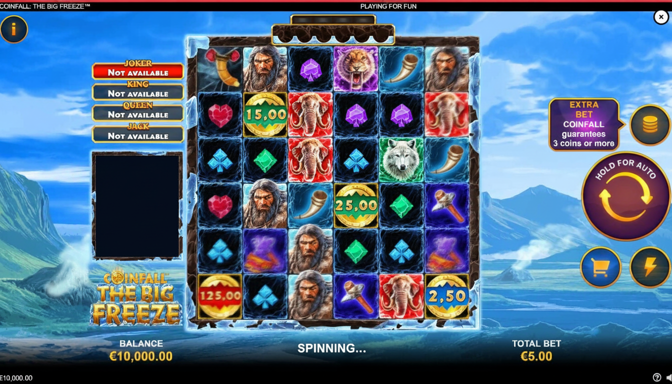 Coinfall: The Big Freeze Slot Playtech México 2026