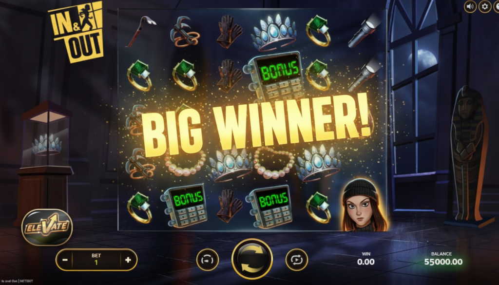 In and Out Slot-win