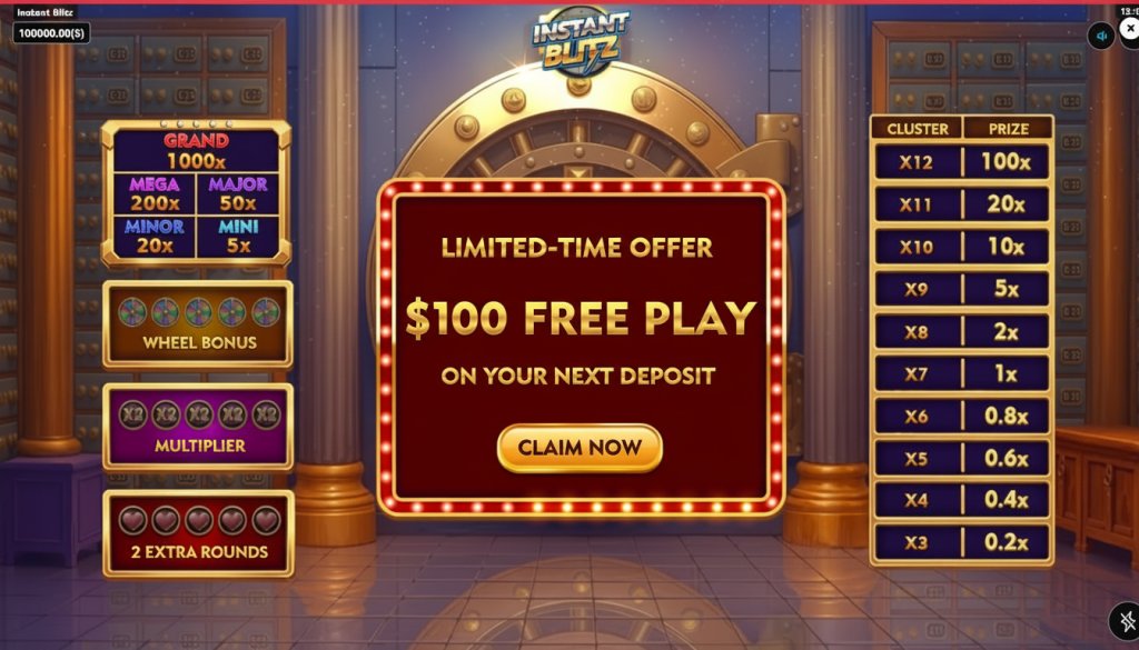 Instant Blitz-bonus