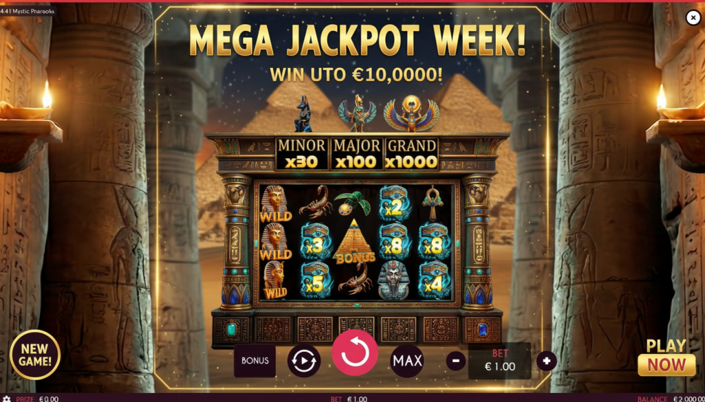 Mystic Pharaoh Slot-bonus